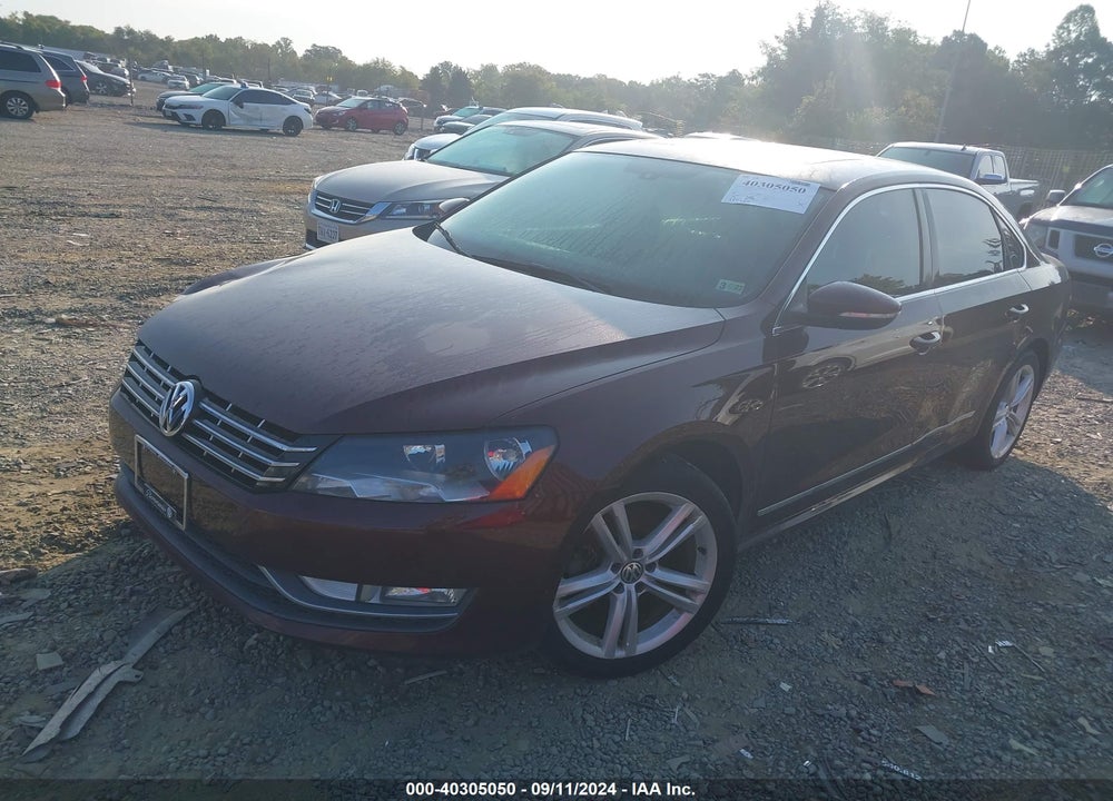 2012 VOLKSWAGEN PASSAT 2.0L TDI SEL PREMIUM VIN: 1VWCN7A36CC056556
