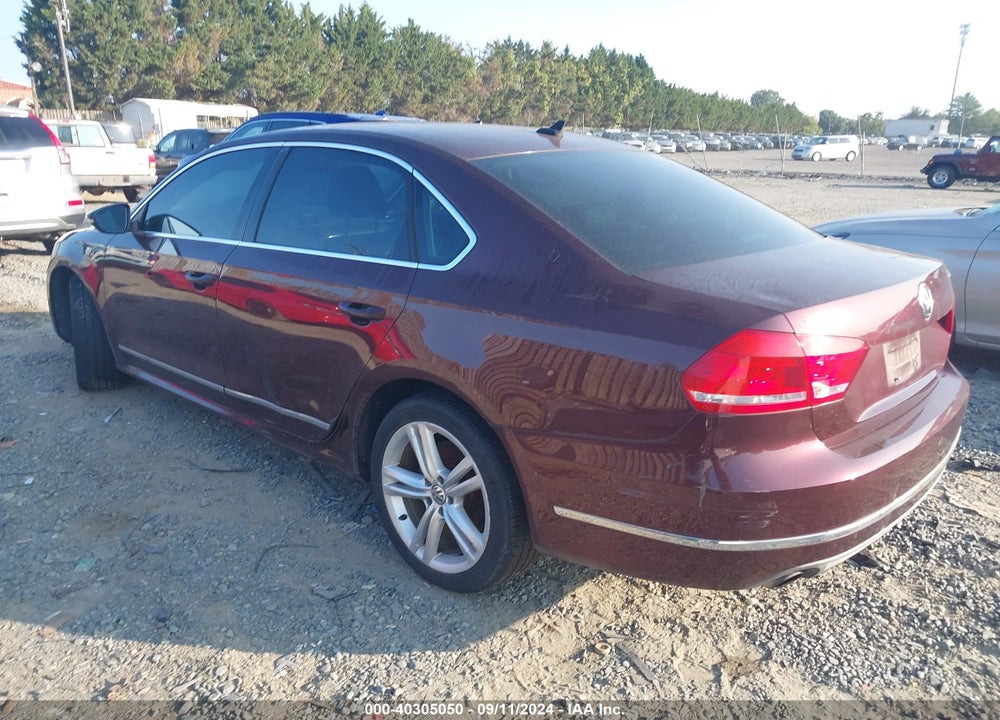 2012 VOLKSWAGEN PASSAT 2.0L TDI SEL PREMIUM VIN: 1VWCN7A36CC056556