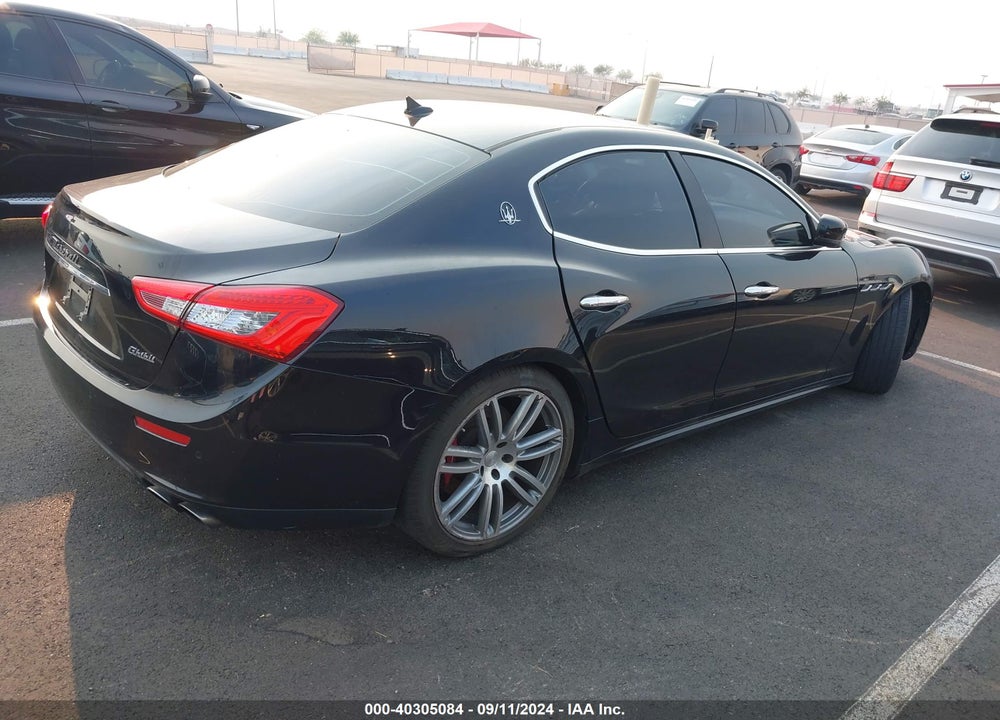 2015 MASERATI GHIBLI S Q4 VIN: ZAM57RTA3F1139189