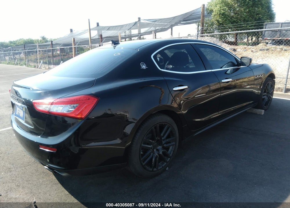 2017 MASERATI GHIBLI VIN: ZAM57XSA1H1217302