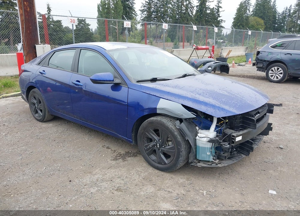 2021 HYUNDAI ELANTRA SEL VIN: 5NPLM4AG6MH039267