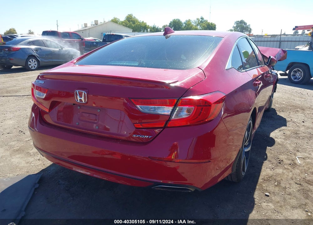2019 HONDA ACCORD SPORT VIN: 1HGCV1E36KA046048