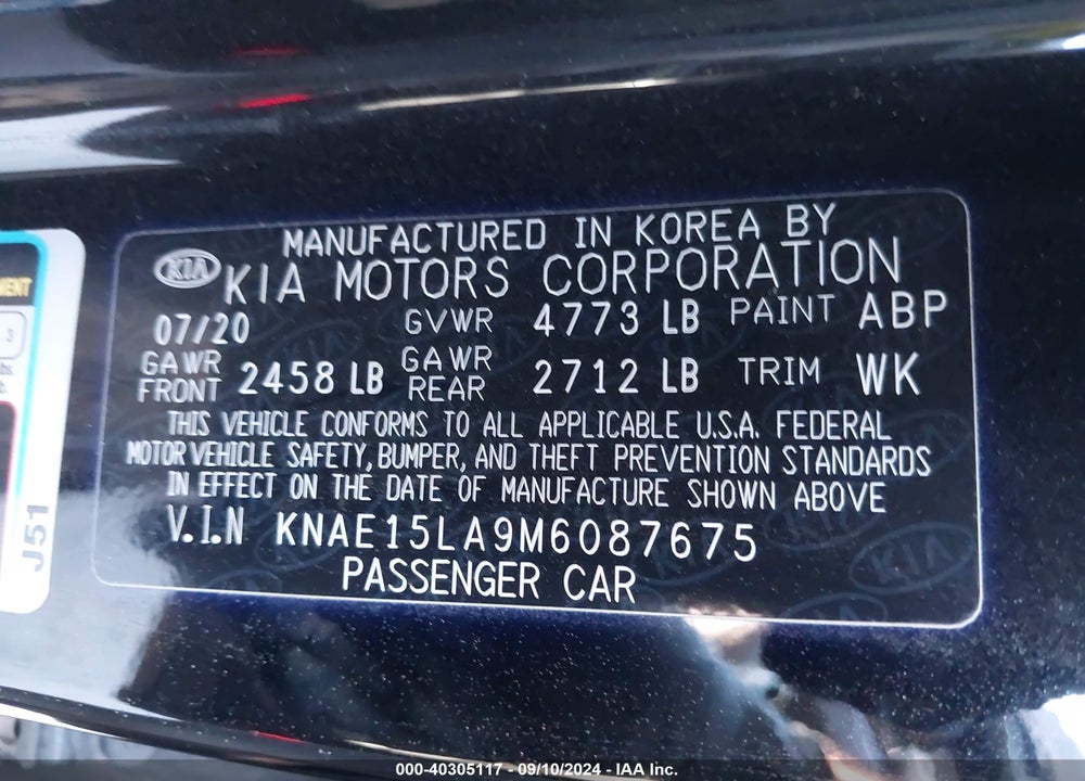 2021 KIA STINGER GT LINE VIN: KNAE15LA9M6087675