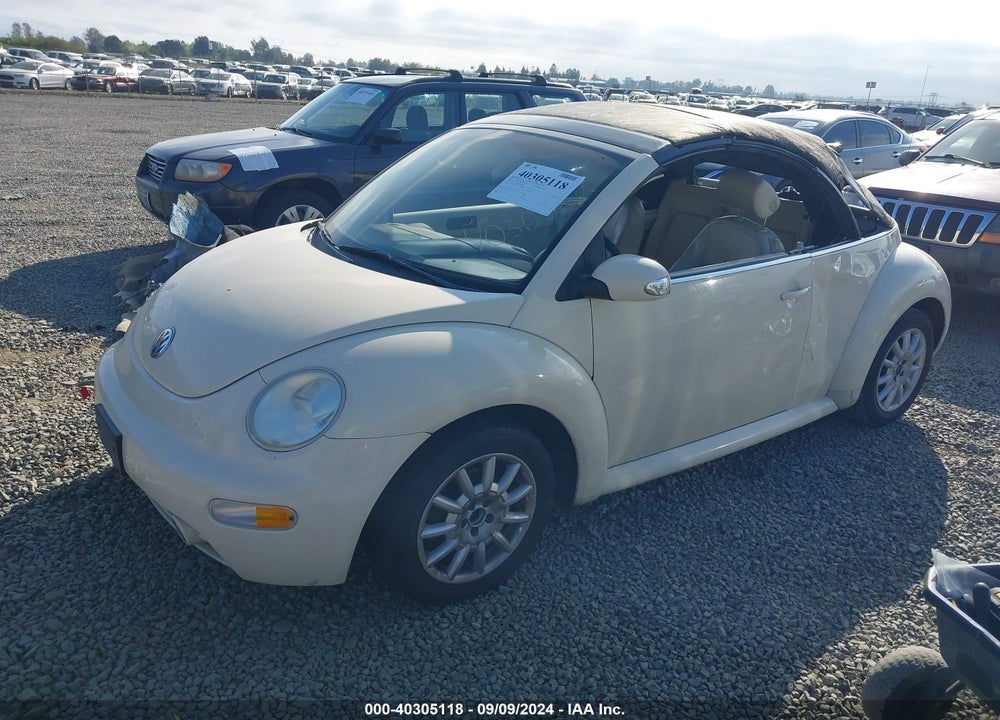 2005 VOLKSWAGEN NEW BEETLE GLS VIN: 3VWCM31Y65M305589