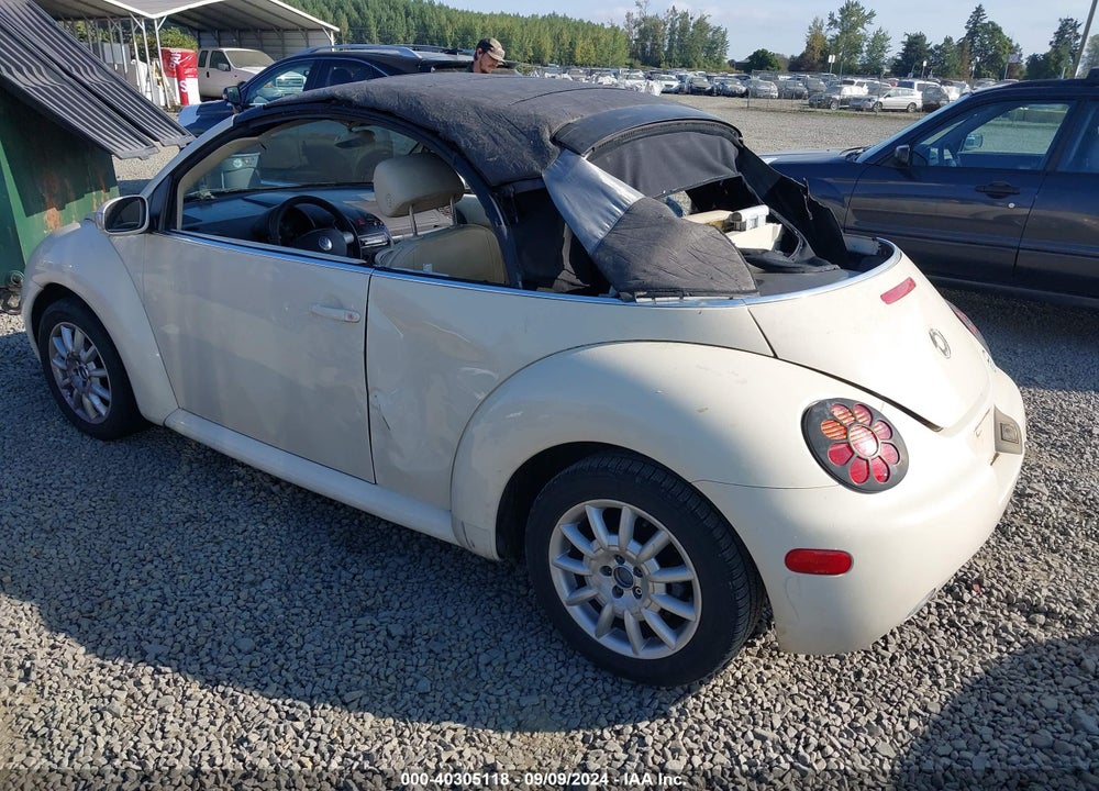2005 VOLKSWAGEN NEW BEETLE GLS VIN: 3VWCM31Y65M305589