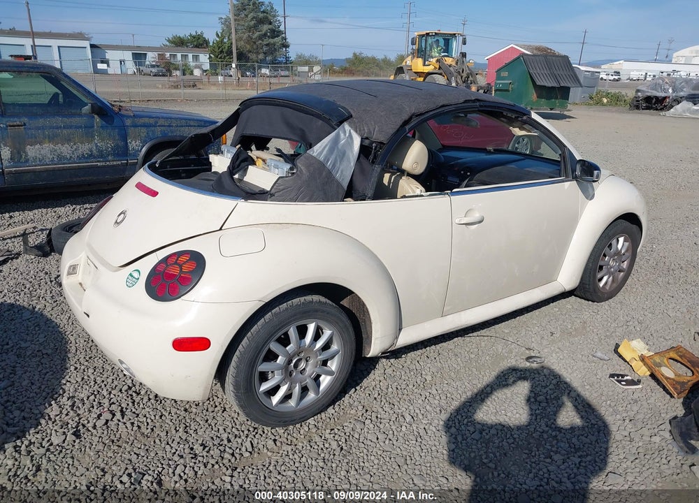 2005 VOLKSWAGEN NEW BEETLE GLS VIN: 3VWCM31Y65M305589