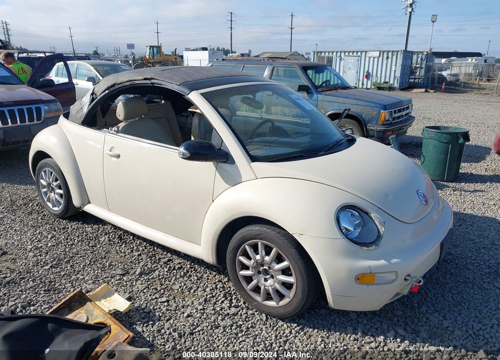 2005 VOLKSWAGEN NEW BEETLE GLS VIN: 3VWCM31Y65M305589