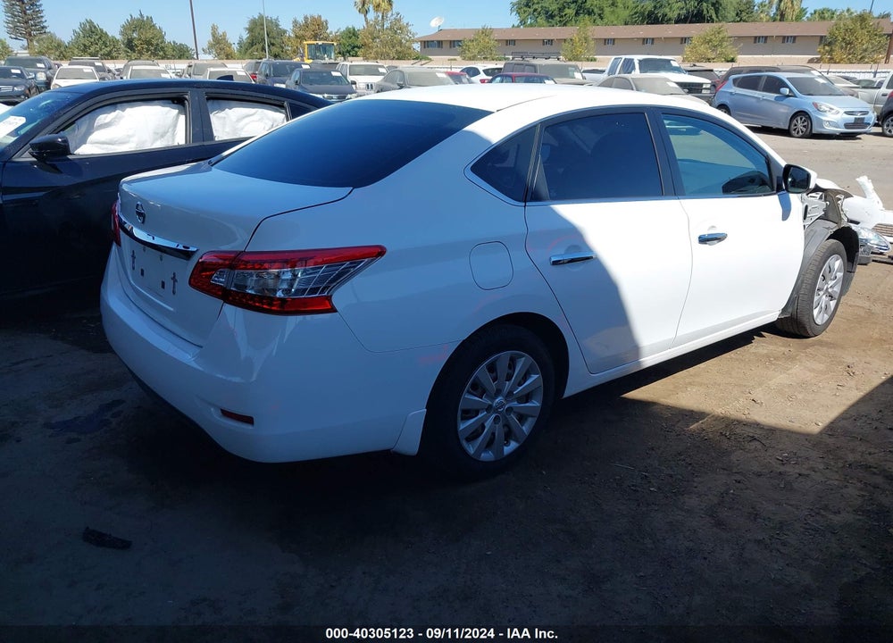 2015 NISSAN SENTRA S VIN: 3N1AB7AP6FY235653