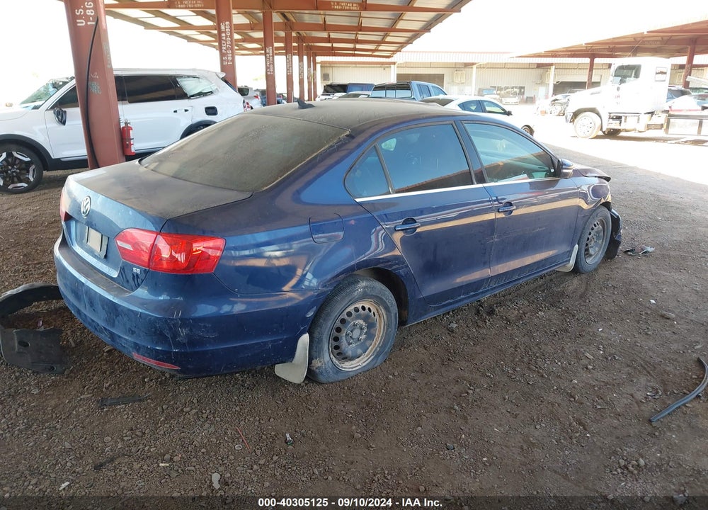 2014 VOLKSWAGEN JETTA 1.8T SE VIN: 3VWD07AJ5EM402521