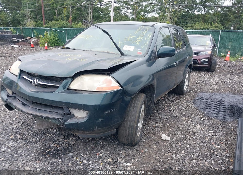 2001 ACURA MDX VIN: 2HNYD18261H510640