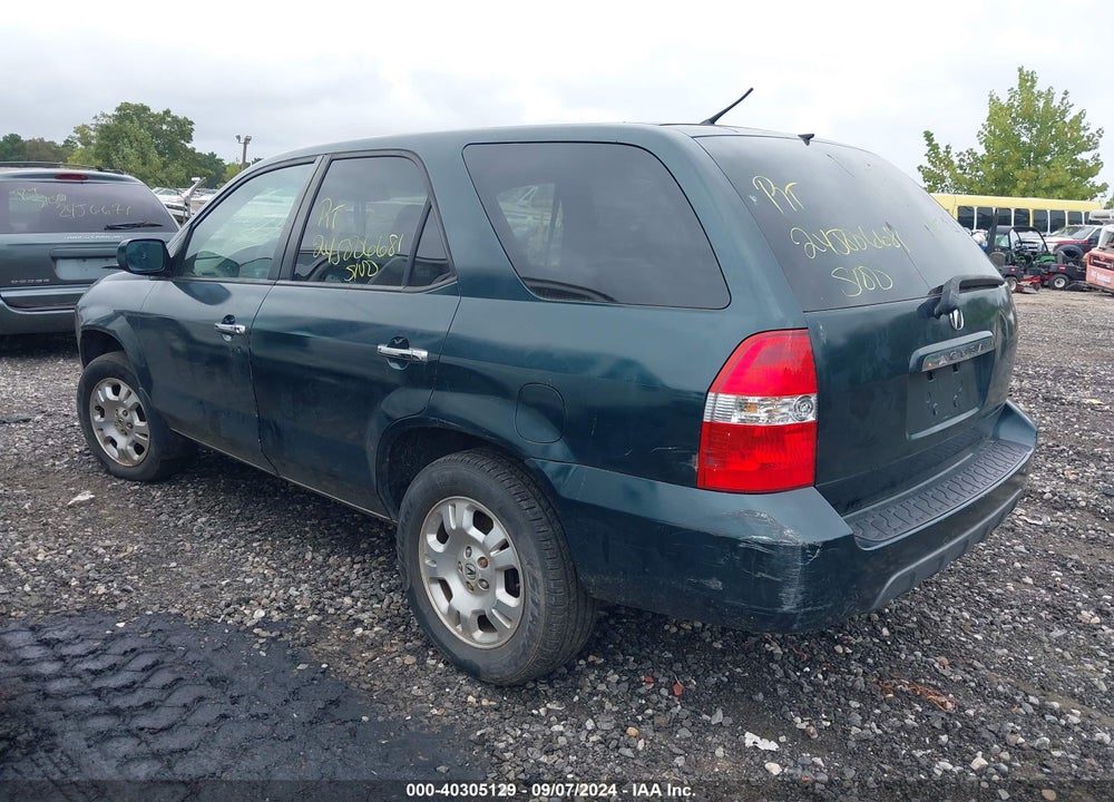 2001 ACURA MDX VIN: 2HNYD18261H510640