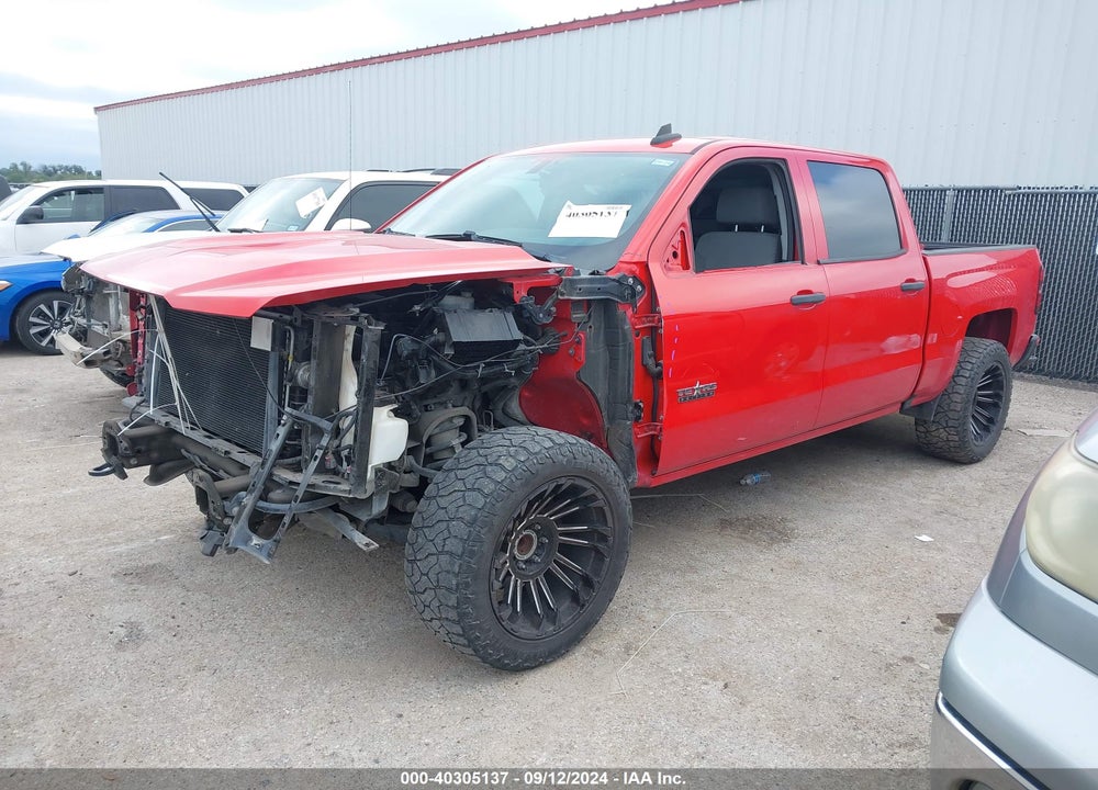 2018 CHEVROLET SILVERADO 1500 CUSTOM VIN: 3GCPCPEC2JG277943