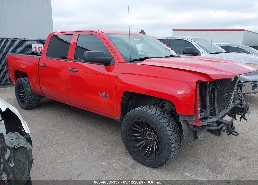 2018 CHEVROLET SILVERADO 1500 CUSTOM VIN: 3GCPCPEC2JG277943
