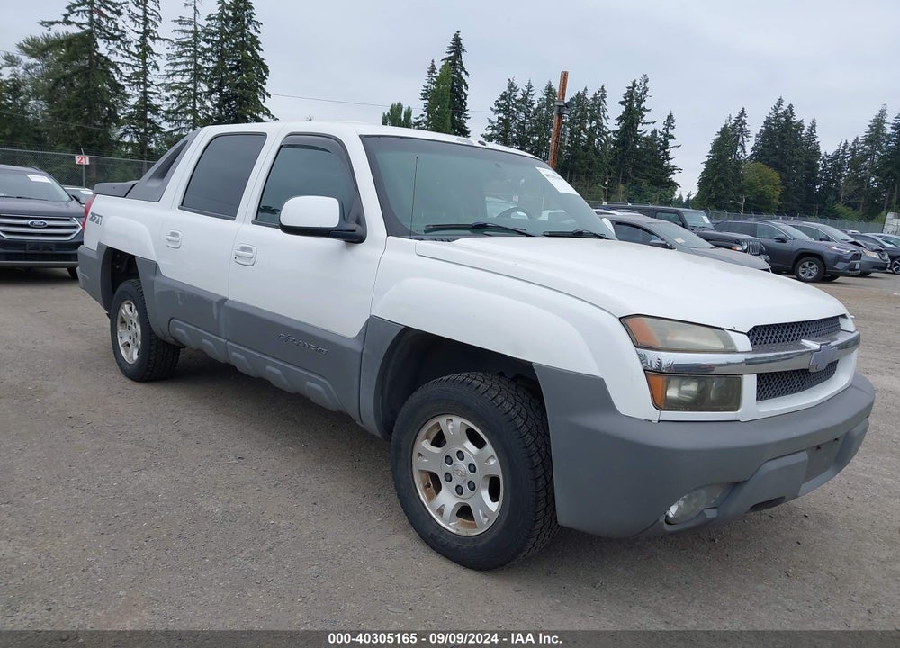 2002 CHEVROLET AVALANCHE 1500 VIN: 3GNEK13TX2G132331