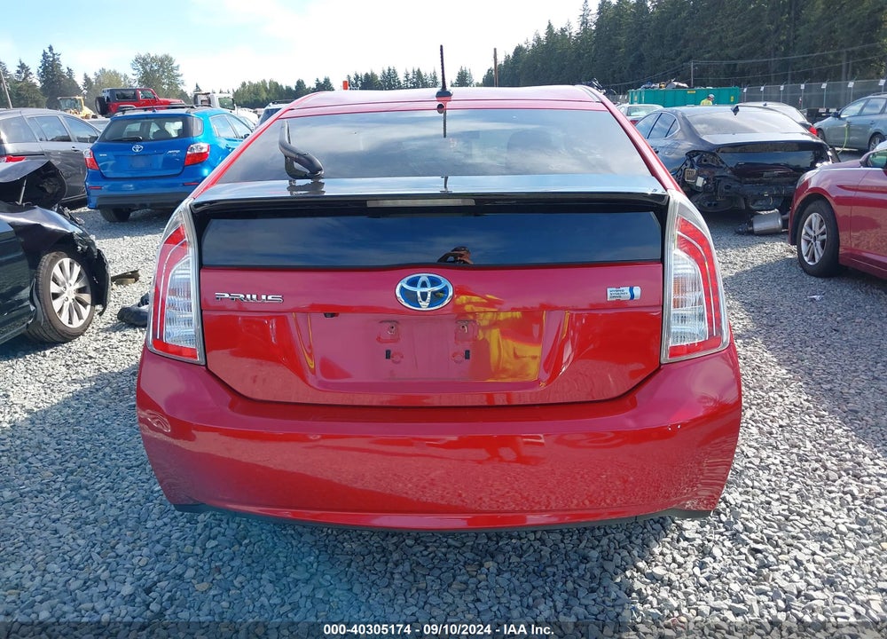2014 TOYOTA PRIUS THREE VIN: JTDKN3DU3E0359293