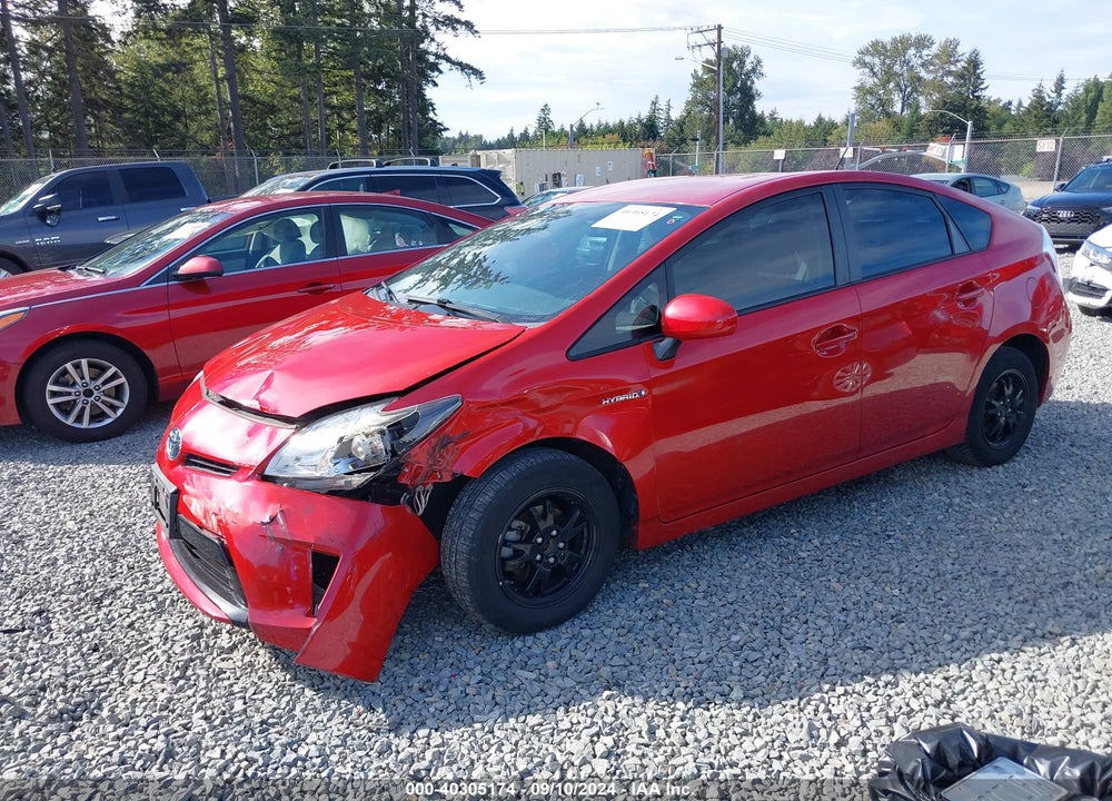 2014 TOYOTA PRIUS THREE VIN: JTDKN3DU3E0359293
