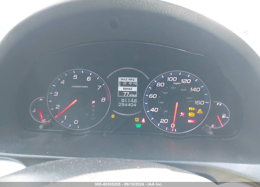 2007 ACURA TSX VIN: JH4CL96947C007779