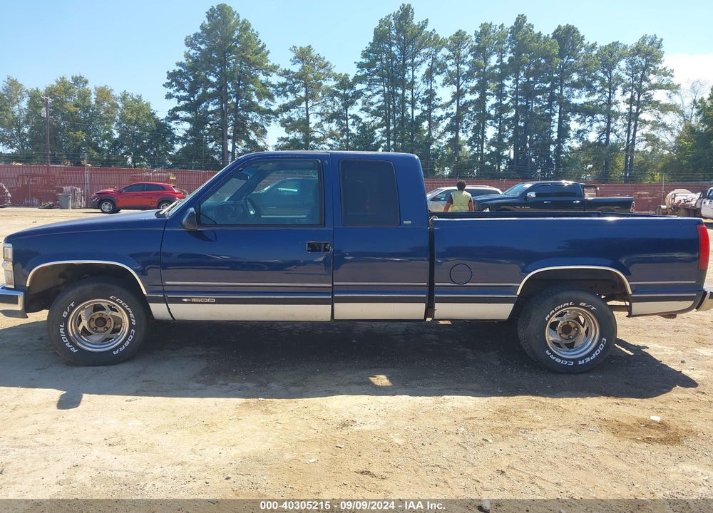 1998 CHEVROLET C1500 FLEETSIDE VIN: 2GCEC19R1W1165203