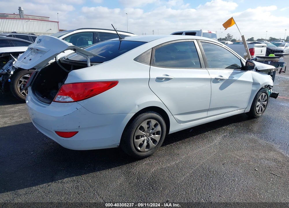 2017 HYUNDAI ACCENT SE VIN: KMHCT4AE9HU388335
