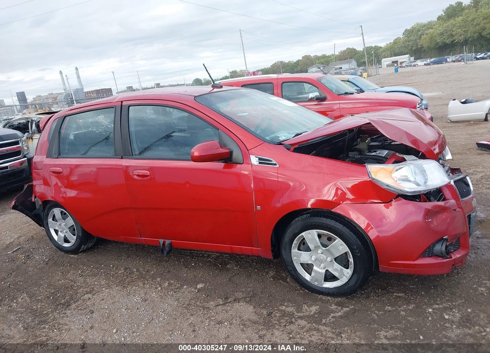 2009 CHEVROLET AVEO LT VIN: KL1TD66E89B647150