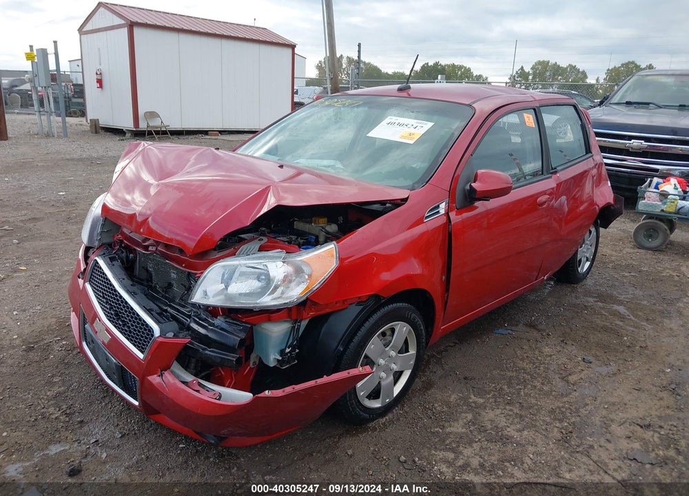 2009 CHEVROLET AVEO LT VIN: KL1TD66E89B647150