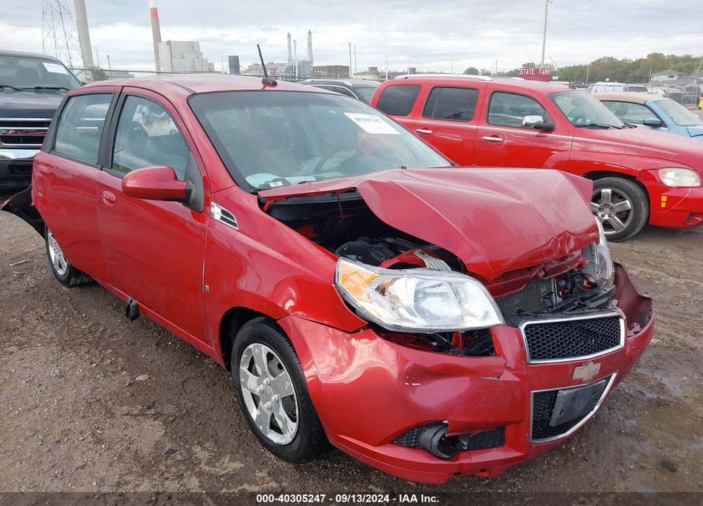 2009 CHEVROLET AVEO LT VIN: KL1TD66E89B647150