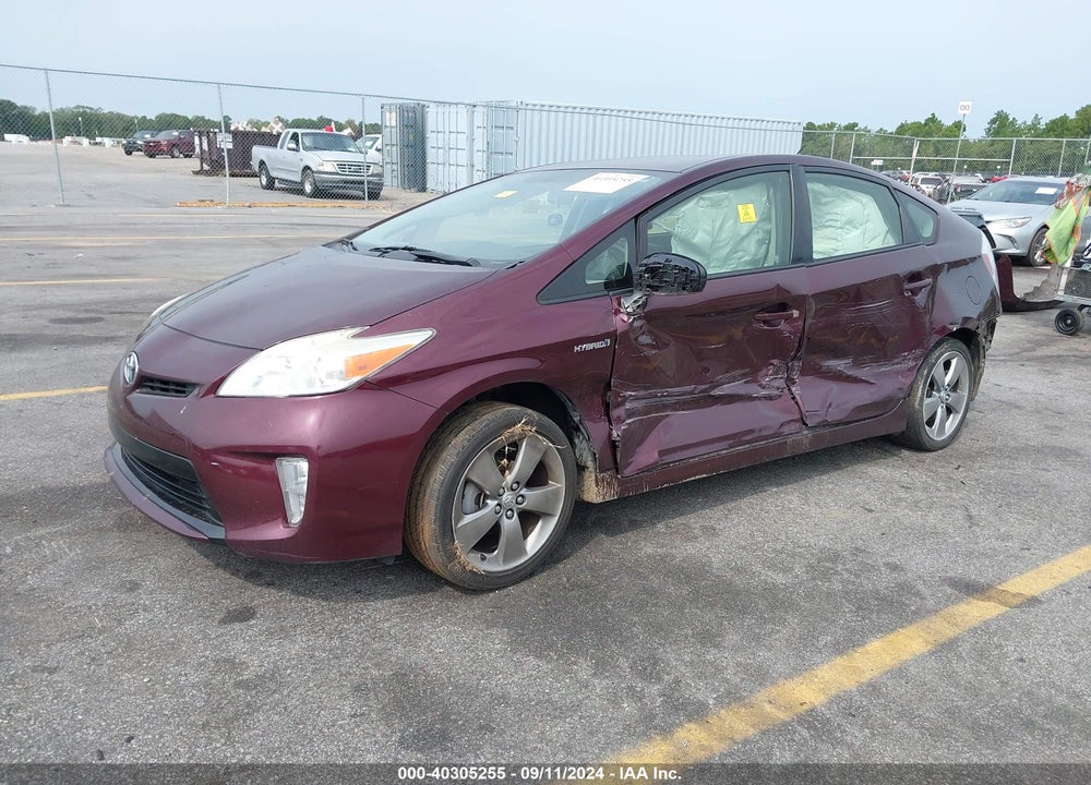 2013 TOYOTA PRIUS THREE SE VIN: JTDKN3DU4D5592018