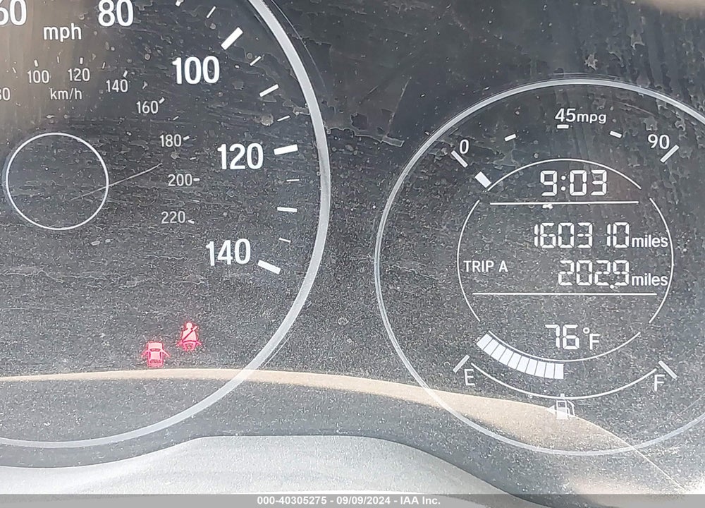 2019 HONDA HR-V VIN: 3CZRU6H31KG724656