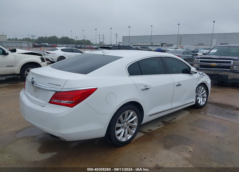 2016 BUICK LACROSSE LEATHER VIN: 1G4GB5G34GF124510