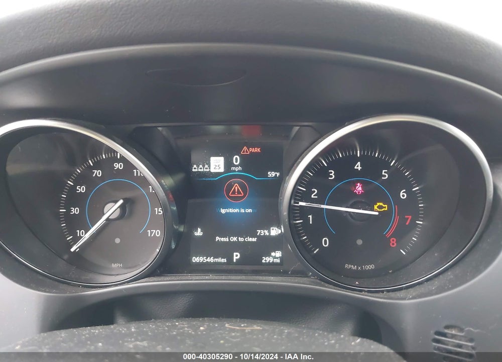2020 JAGUAR F-PACE PRESTIGE P300 AWD AUTOMATIC VIN: SADCK2GX7LA634799