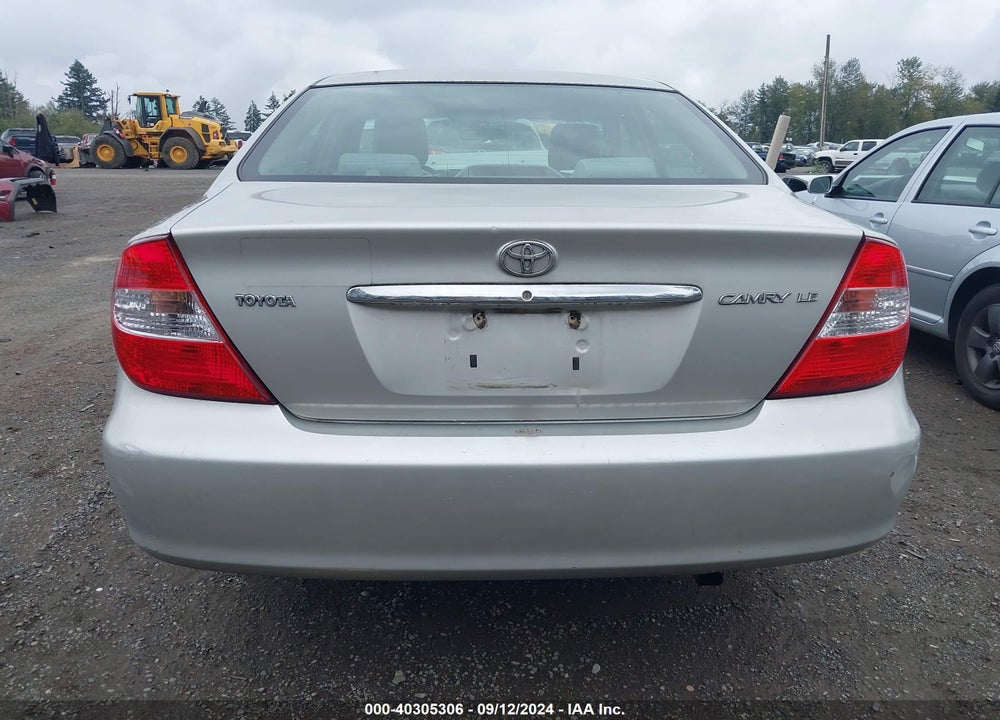2004 TOYOTA CAMRY LE VIN: 4T1BE32KX4U814046