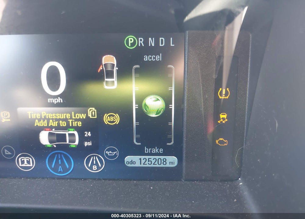 2011 CHEVROLET VOLT VIN: 1G1RD6E40BU102915