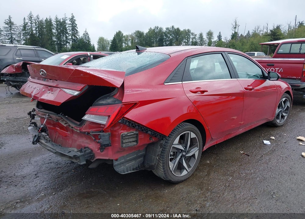 2022 HYUNDAI ELANTRA SEL VIN: KMHLN4AG3NU328204