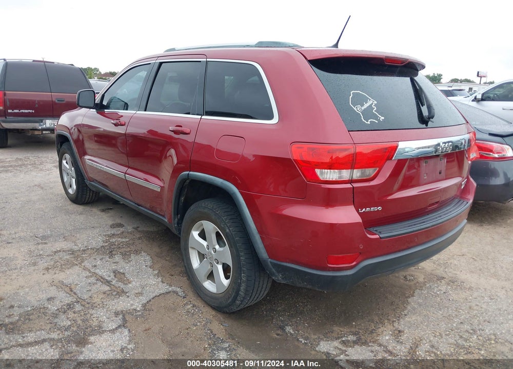 2012 JEEP GRAND CHEROKEE LAREDO VIN: 1C4RJEAG7CC259763