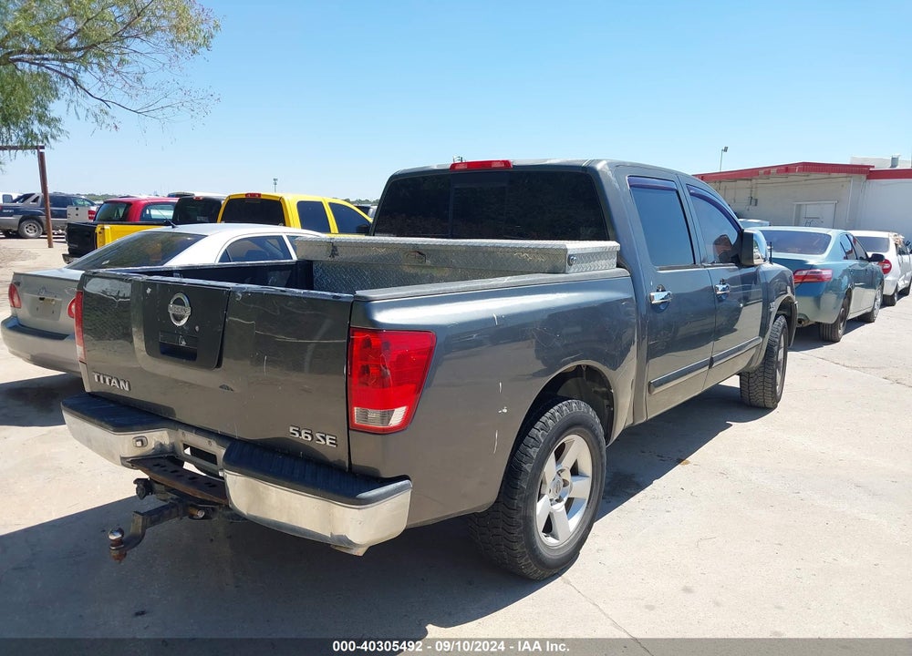 2004 NISSAN TITAN SE VIN: 1N6AA07A04N592778
