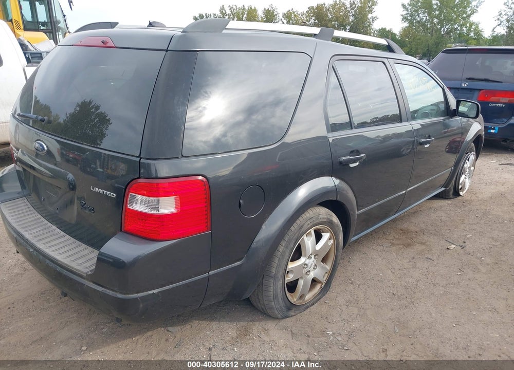 2007 FORD FREESTYLE LIMITED VIN: 1FMDK06107GA08057