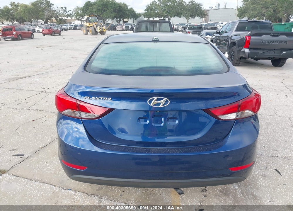 2016 HYUNDAI ELANTRA VALUE EDITION VIN: 5NPDH4AE9GH684507