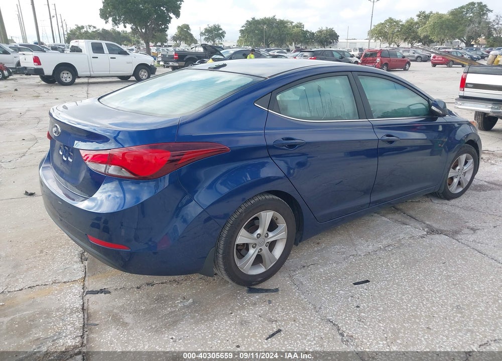 2016 HYUNDAI ELANTRA VALUE EDITION VIN: 5NPDH4AE9GH684507