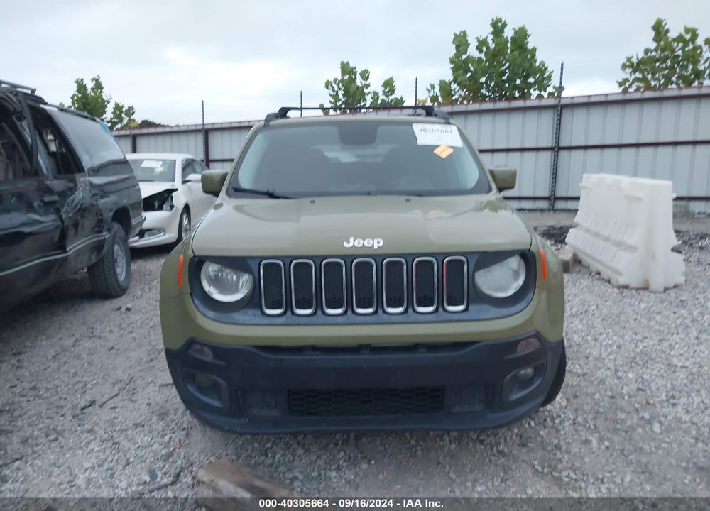 2015 JEEP RENEGADE LATITUDE VIN: ZACCJBBT8FPB40846
