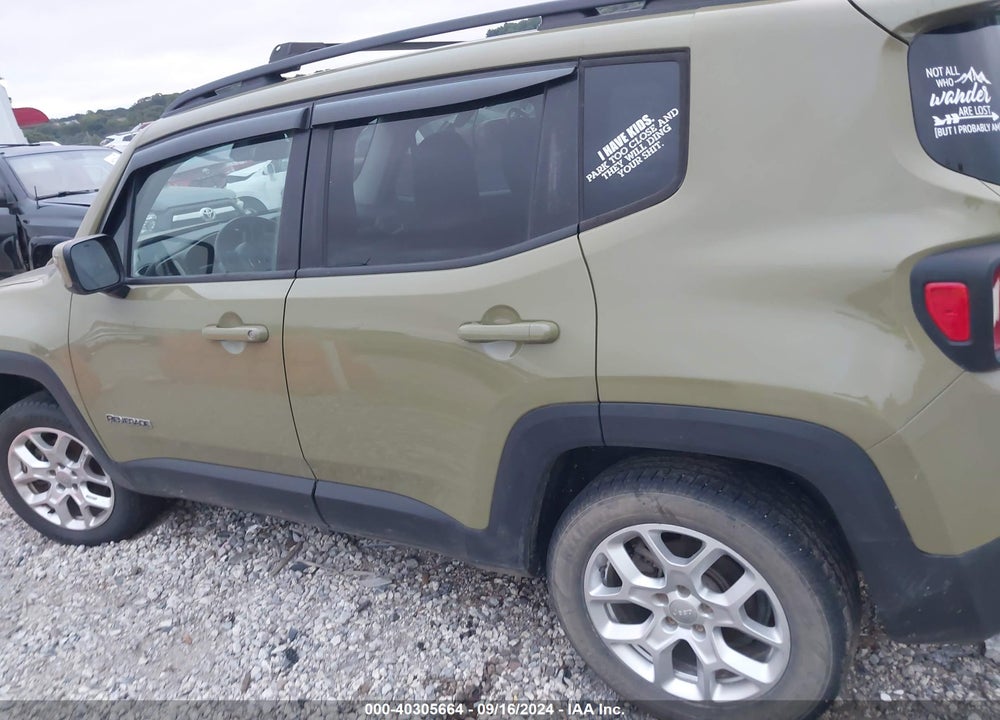 2015 JEEP RENEGADE LATITUDE VIN: ZACCJBBT8FPB40846