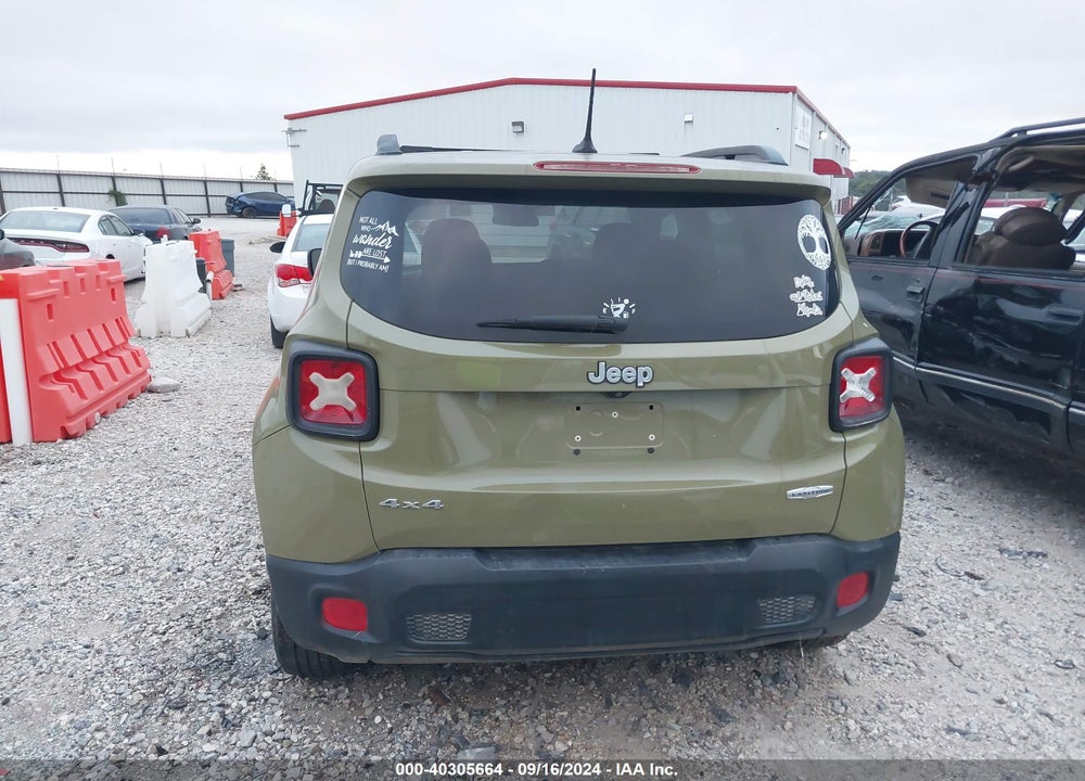2015 JEEP RENEGADE LATITUDE VIN: ZACCJBBT8FPB40846