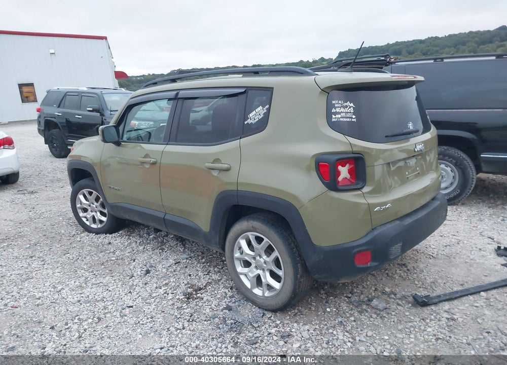 2015 JEEP RENEGADE LATITUDE VIN: ZACCJBBT8FPB40846