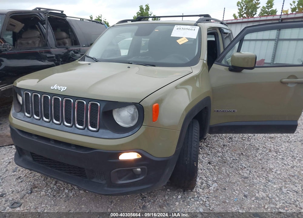 2015 JEEP RENEGADE LATITUDE VIN: ZACCJBBT8FPB40846