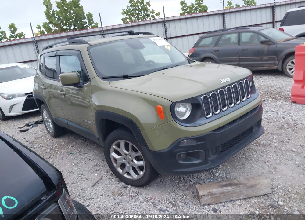 2015 JEEP RENEGADE LATITUDE VIN: ZACCJBBT8FPB40846