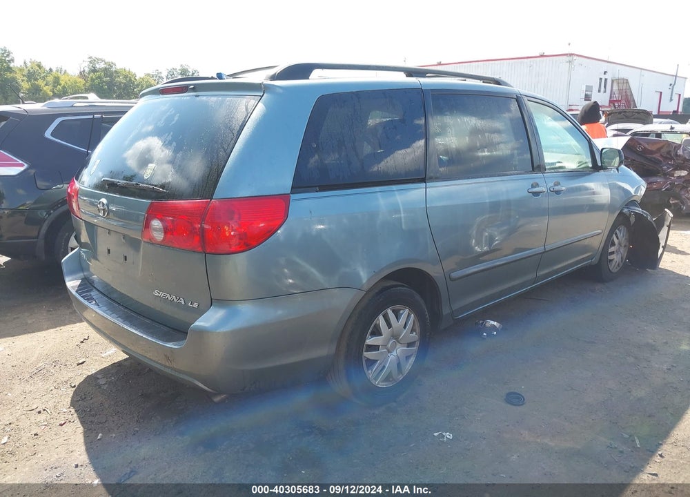 2008 TOYOTA SIENNA LE VIN: 5TDZK23C48S155209