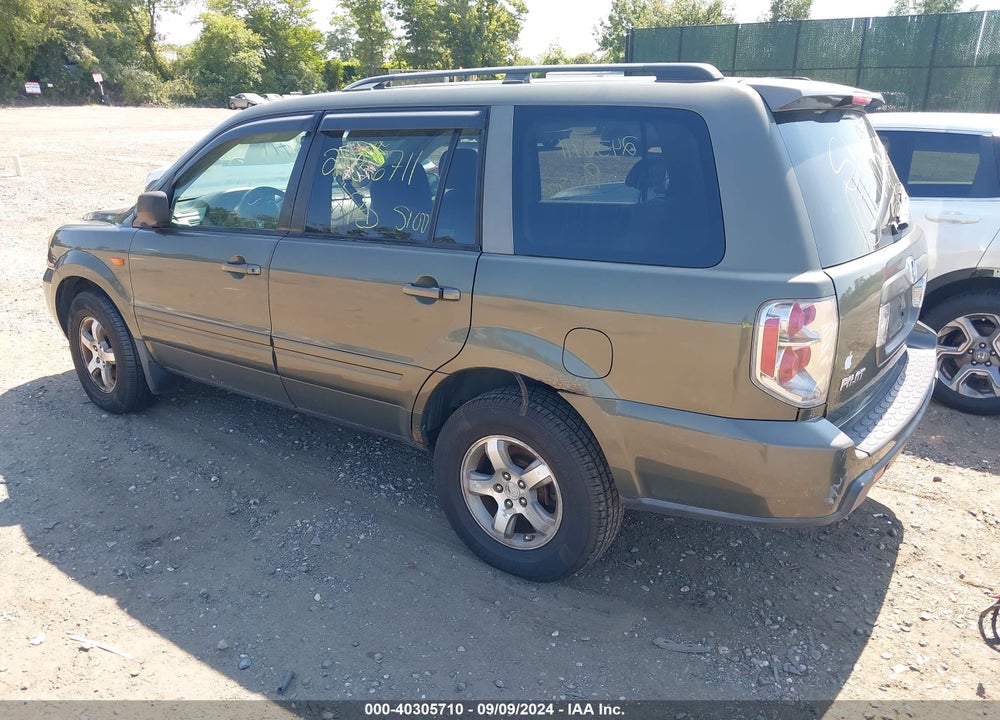 2006 HONDA PILOT EX VIN: 2HKYF18466H523551