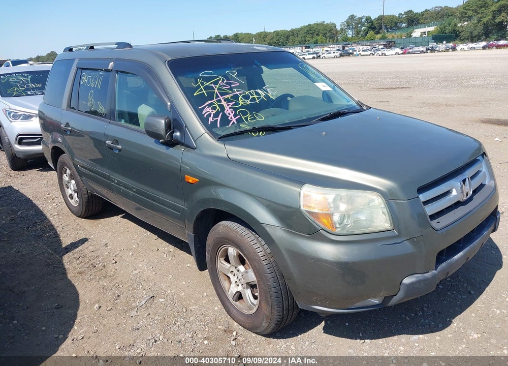 2006 HONDA PILOT EX VIN: 2HKYF18466H523551