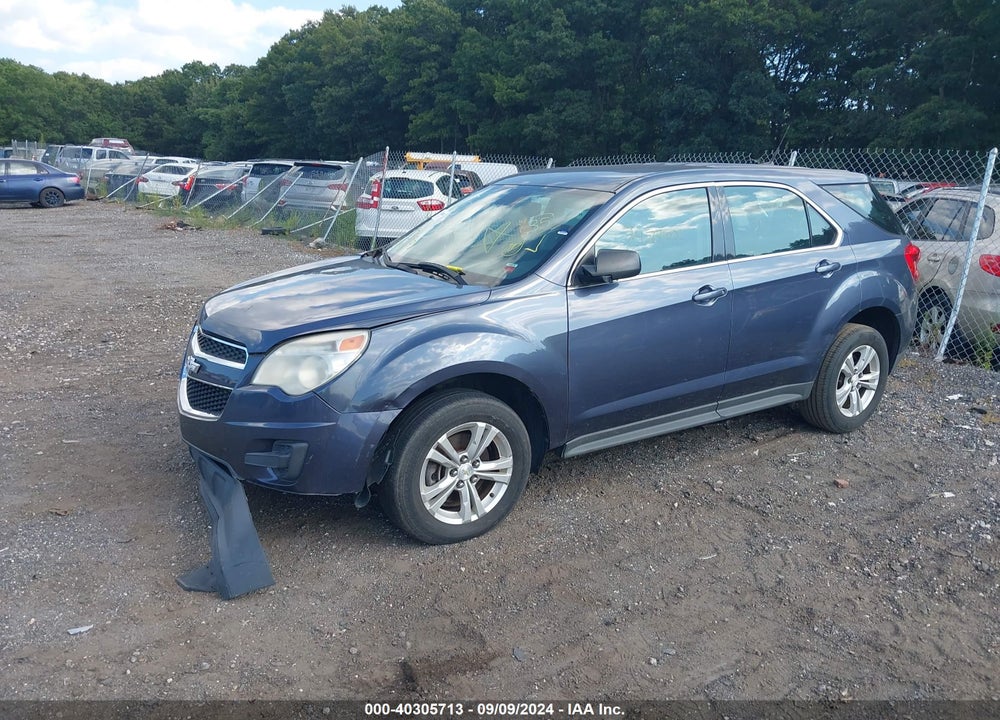 2013 CHEVROLET EQUINOX LS VIN: 2GNALBEK0D6156206