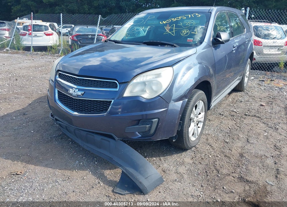 2013 CHEVROLET EQUINOX LS VIN: 2GNALBEK0D6156206