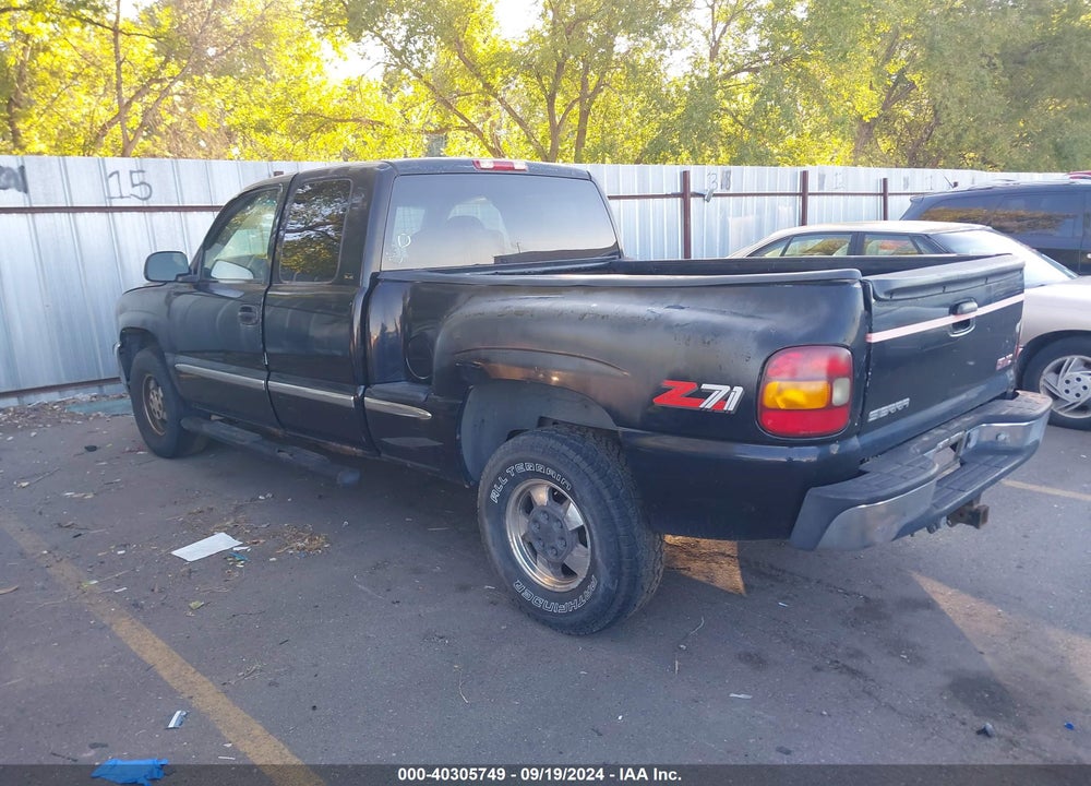 1999 GMC SIERRA 1500 SLE VIN: 2GTEK19T4X1565708